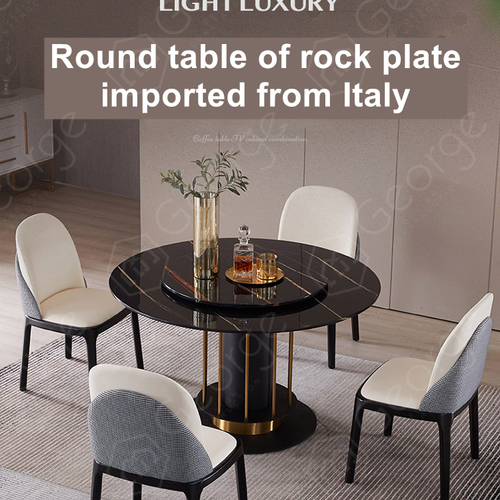 Zy Ab29 Dining Room Light Luxury Metal, Dining Room Tables Under 100k